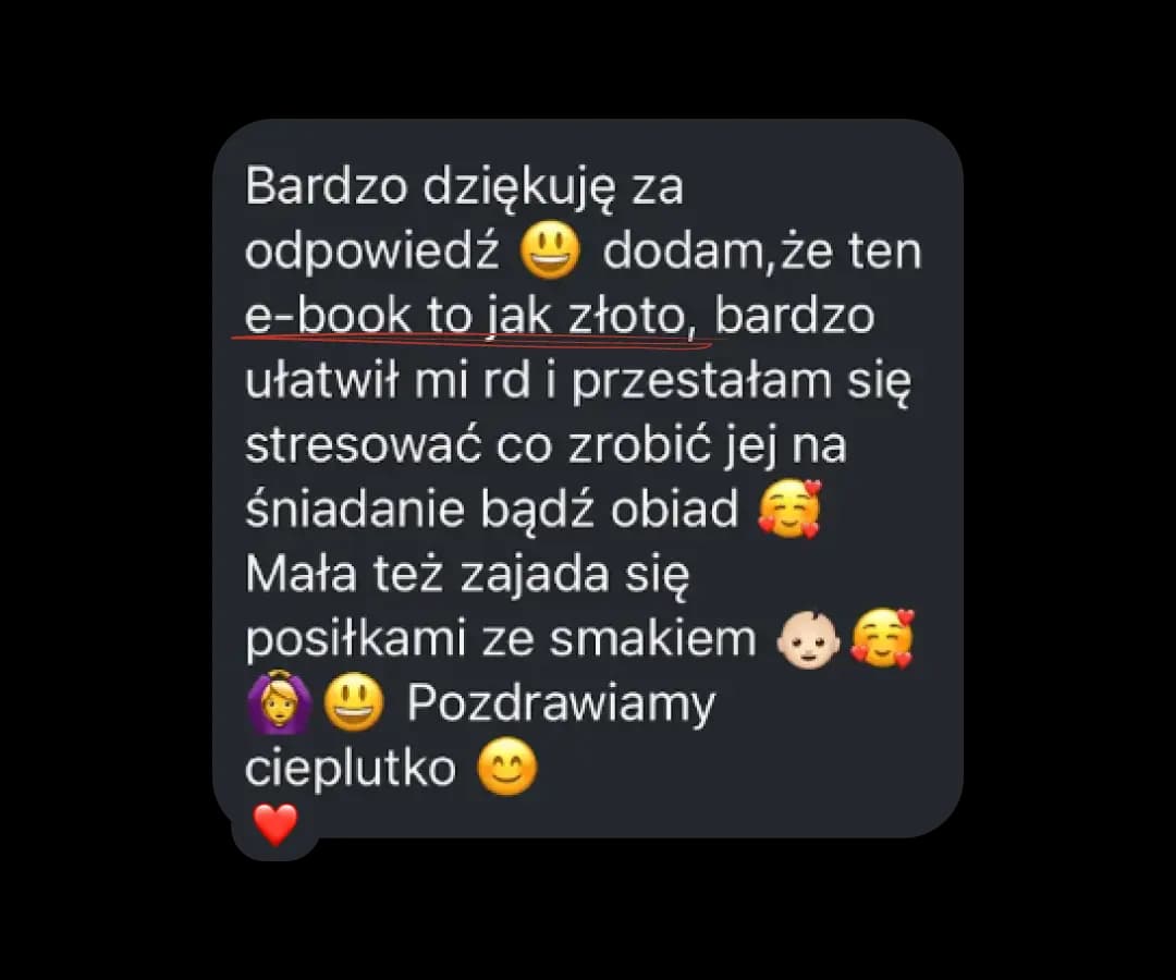 Opinia mamy 'złoto'